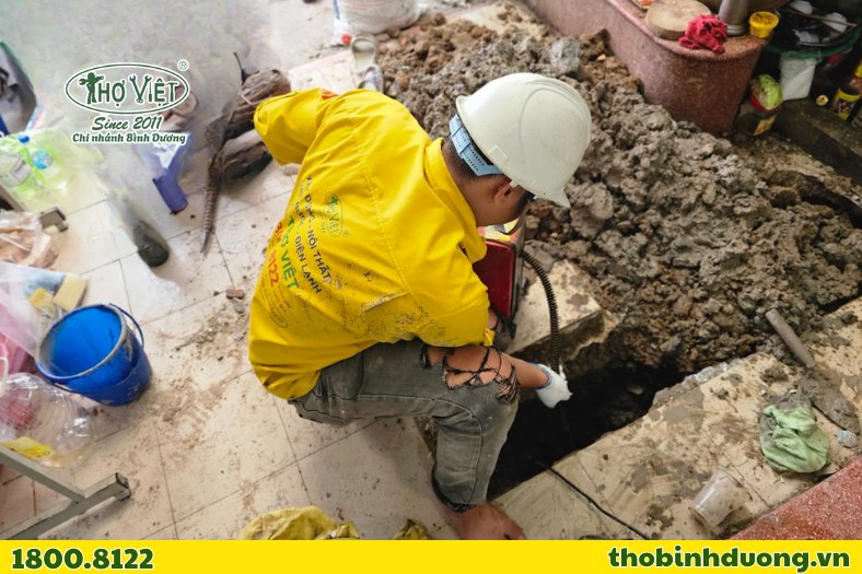 Khu vực Thợ Bình Dương nhận thông cống nghẹt Thuận An