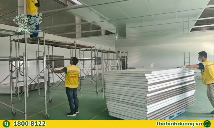 Báo giá dịch vụ thi công vách Panel tại Bình Cơ