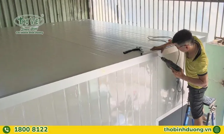 Quy trình thi công vách ngăn Panel trọn gói tại Bình Cơ