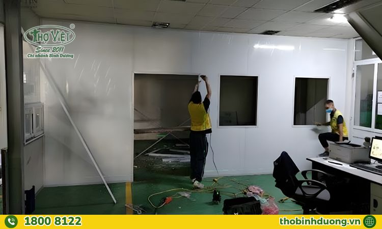Báo giá thi công vách ngăn Panel tại Tân Hiệp