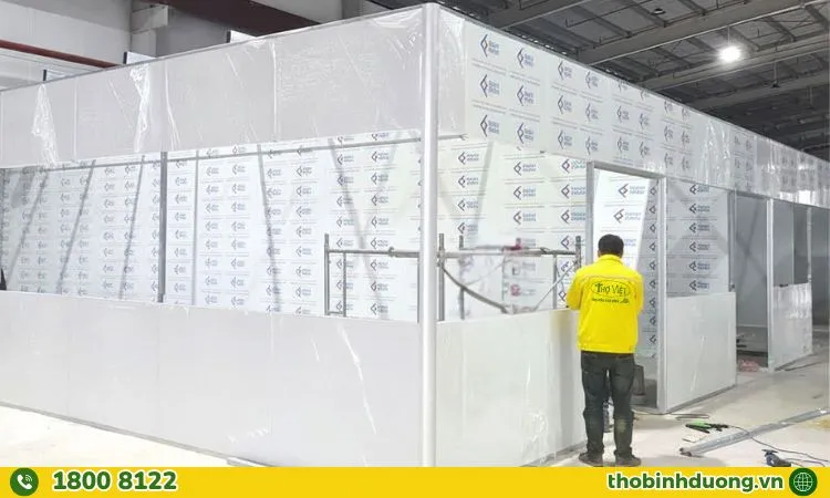 Báo giá thi công vách ngăn Panel tại Tân Khánh