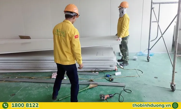 Dịch vụ thi công vách panel chuyên nghiệp tại Tân Khánh