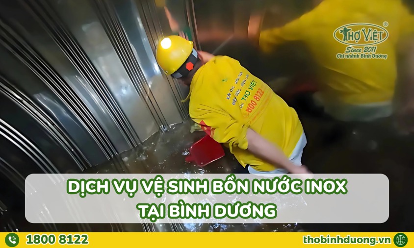 Báo giá dịch vụ vệ sinh bồn nước inox tại Bình Dương