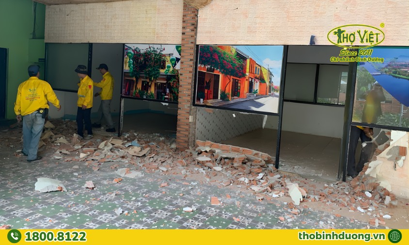 Các khu vực Thợ Bình Dương thi công cải tạo nhà