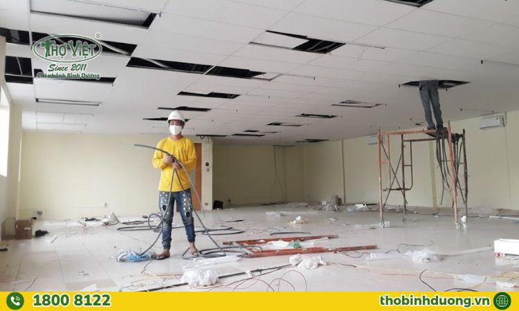 Quy trình cải tạo văn phòng tại Thợ Bình Dương