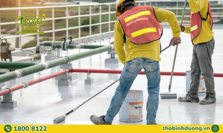 Quy trình 5 bước chống thấm tại Dĩ An