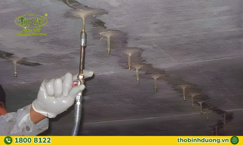 Chống thấm ngược keo PU/Epoxy