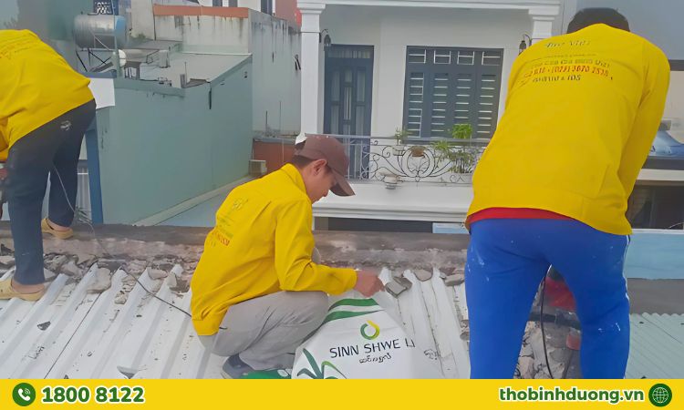 Bảng giá chống thấm Bình Dương tham khảo