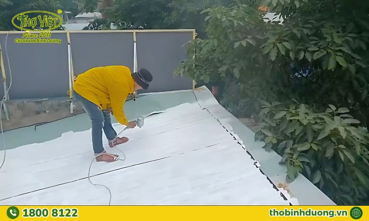 Chống dột máng xối, chống thấm giáp lai Dĩ An