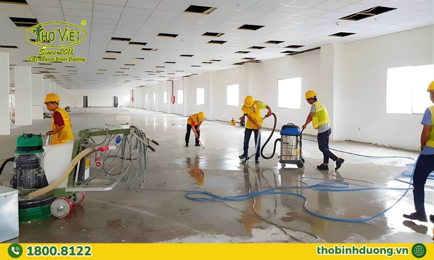 Quy trình thực hiện hoàn trả mặt bằng Thợ Bình Dương trọn gói