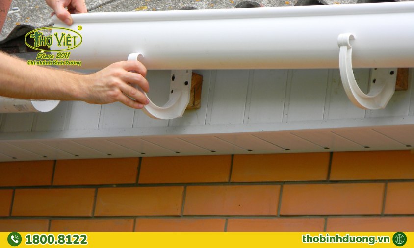 Tổng hợp hạng mục thi công, lắp đặt máng xối Dĩ An