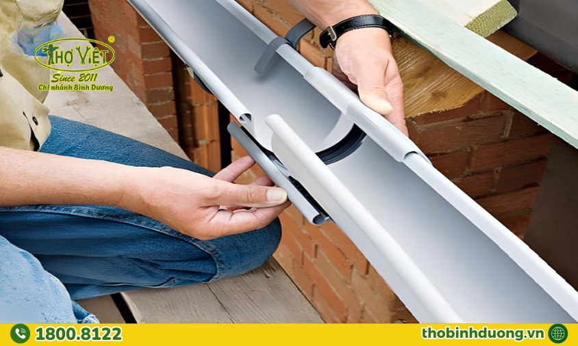 Quy trình lắp đặt máng xối Thợ Bình Dương chuyên nghiệp