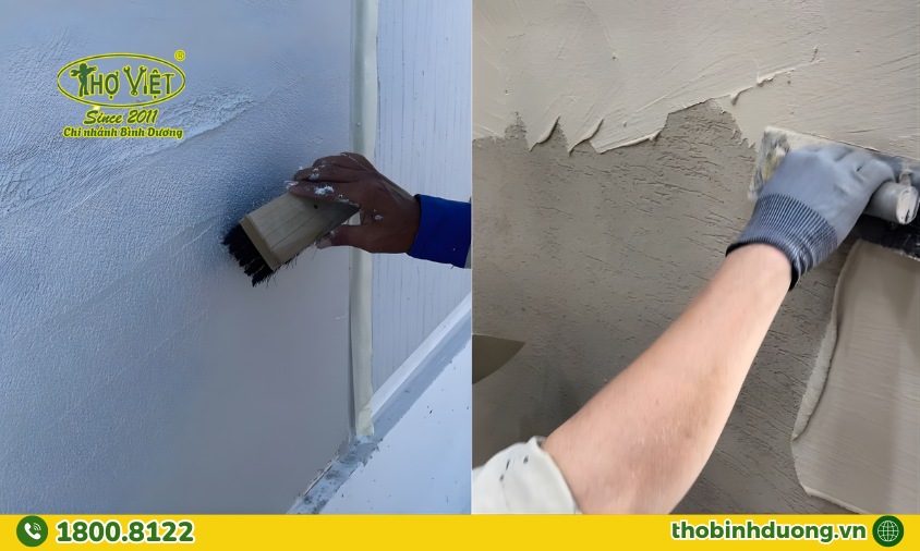 Ưu điểm dịch vụ sơn giả bê tông Thợ Bình Dương