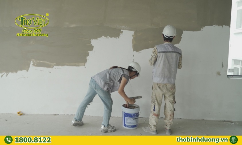 Thực hiện các lớp sơn đúng quy trình và đúng kỹ thuật