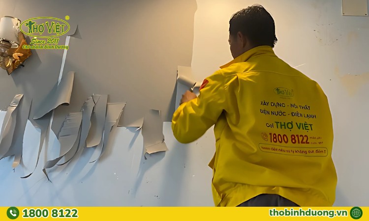 Quy trình thực hiện sơn nhà tại An Phú trọn gói