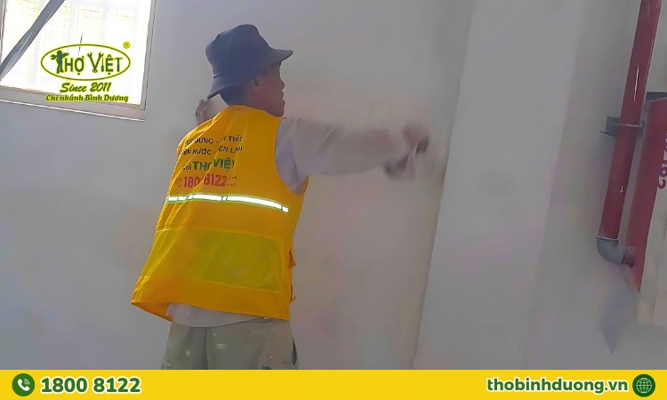 Quy trình sơn nhà trọn gói tại Bình Hòa