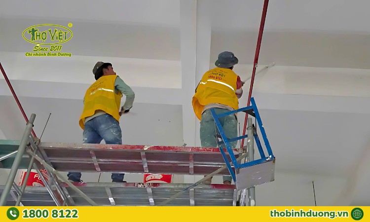 Dịch vụ Thợ Bình Dương cung cấp thợ sơn nhà Bình Hòa trọn gói