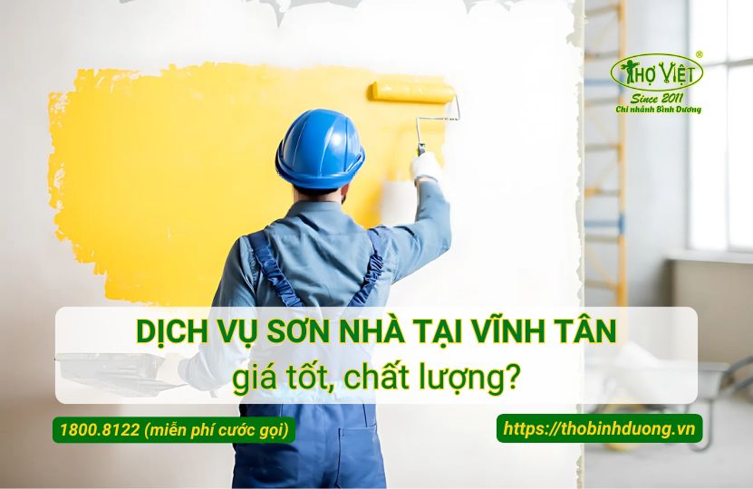 Báo giá dịch vụ sơn nhà Vĩnh Tân chuyên nghiệp