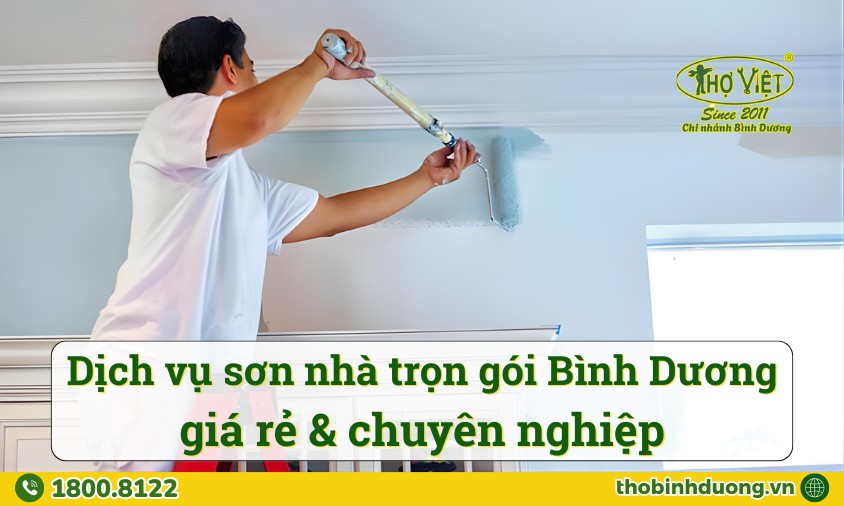 Báo giá dịch vụ sơn nhà trọn gói Bình Dương mới nhất
