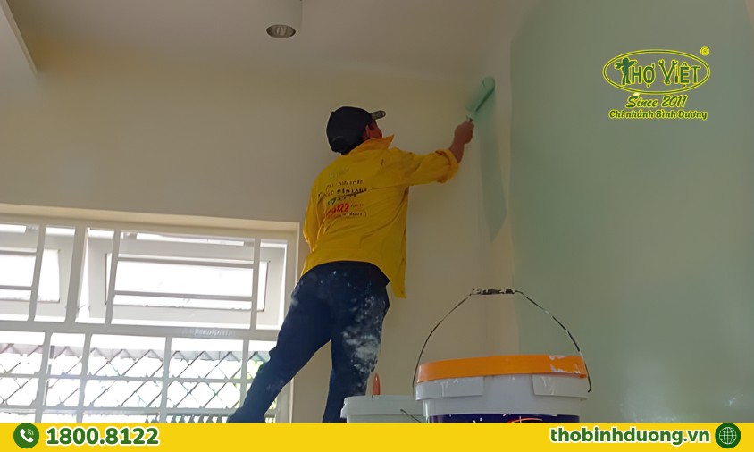 Dịch vụ sơn nhà trọn gói Thợ Bình Dương
