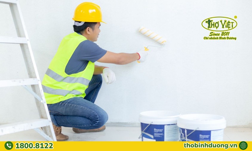 Dịch vụ sơn nhà mới trọn gói Bình Dương