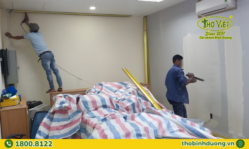 Quy trình thực hiện sơn nhà trọn gói Bình Dương chuyên nghiệp