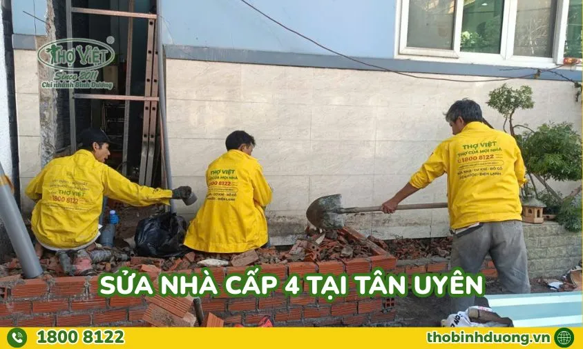 thợ sửa nhà cấp 4 tại Tân Uyên