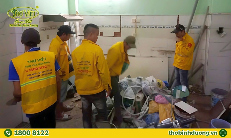 Dịch vụ sửa nhà Thợ Bình Dương trọn gói tại Bình Cơ