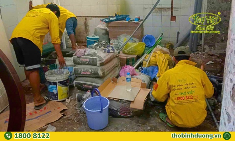 Quy trình thực hiện sửa nhà Bình Cơ trọn gói, chuyên nghiệp