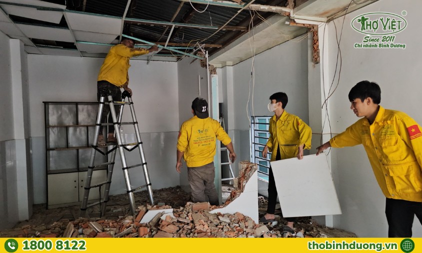 Dịch vụ sửa nhà trọn gói Thợ Bình Dương