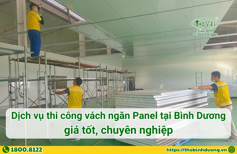 Báo giá dịch vụ thi công vách ngăn Panel tại Bình Dương