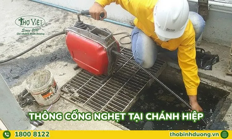 Thợ  thông cống nghẹt tại Chánh Hiệp uy tín, chuyên nghiệp