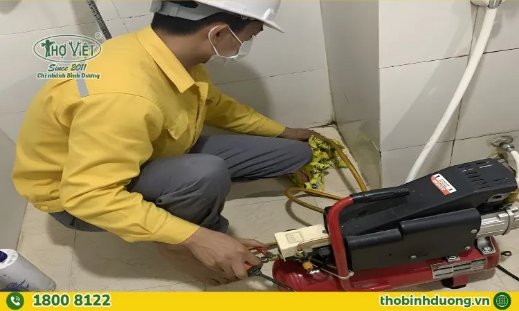 Quy trình thông cống nghẹt tại Chánh Hiệp