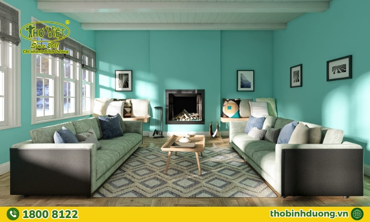 Xanh ngọc bích và xanh lá đậm huyền bí