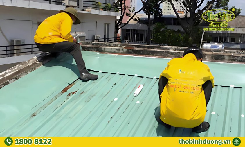 Quy trình thực hiện chống dột Thủ Dầu Một chuyên nghiệp