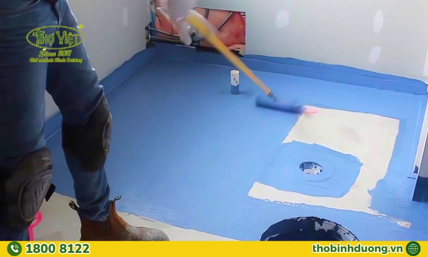 Chống thấm nhà vệ sinh bằng vật liệu dạng lỏng