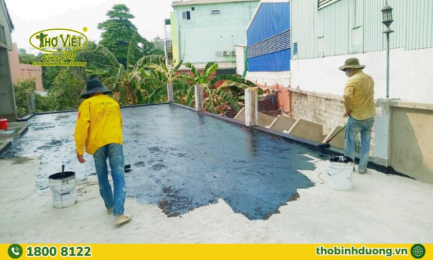 Dịch vụ chống thấm sân thượng tại Đông Hòa