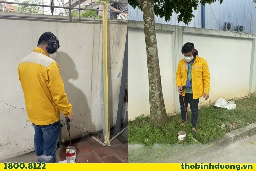 Dịch vụ dò tìm rò rỉ nước Thủ Dầu Một nhanh chóng