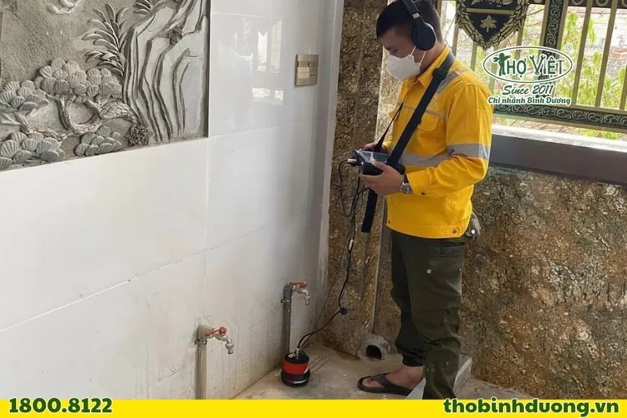 Quy trình 6 bước dò tìm rò rỉ nước Thuận An