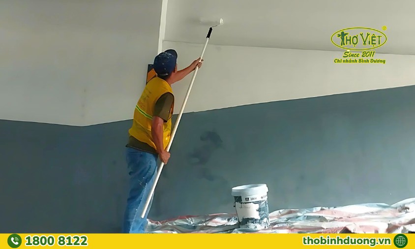Dịch vụ sơn nhà Thợ Bình Dương trọn gói tại Chánh Phú Hòa