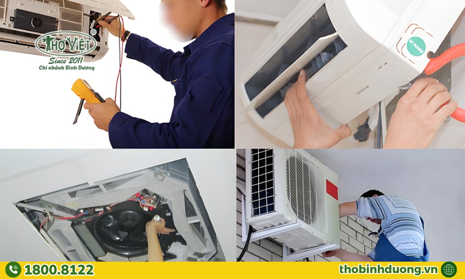 Giá tháo lắp máy lạnh Bến Cát mới nhất