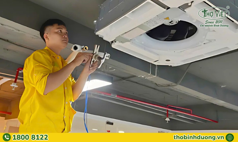 Quy trình tháo lắp máy lạnh Đông Hòa