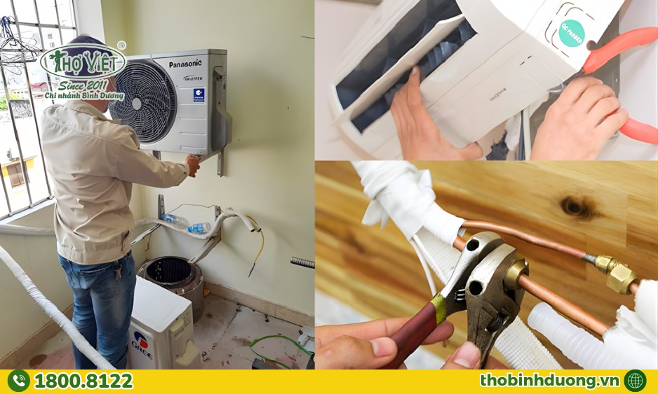 Bảng giá tháo lắp máy lạnh Thuận An