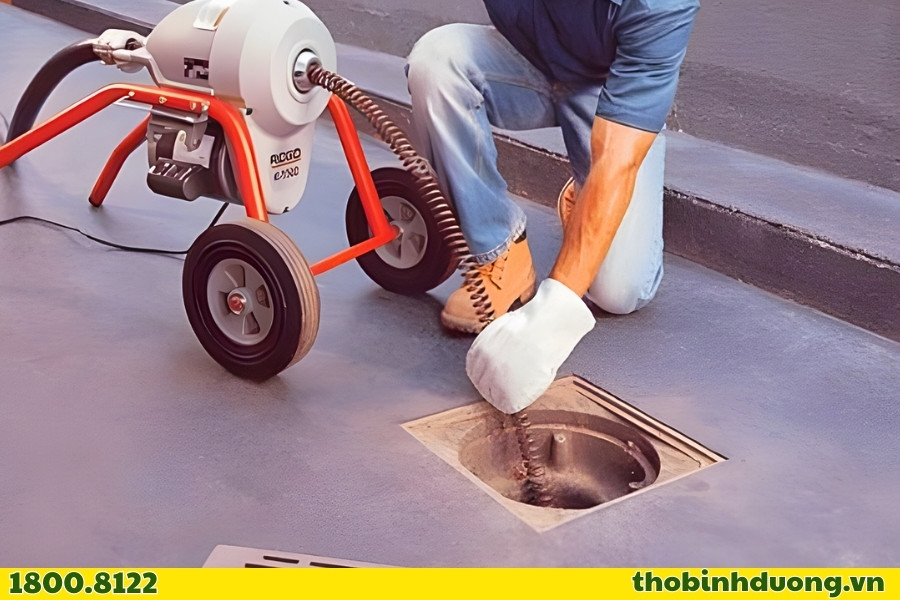 Quy trình thực hiện thông cống nghẹt tại An Bình, Dĩ An