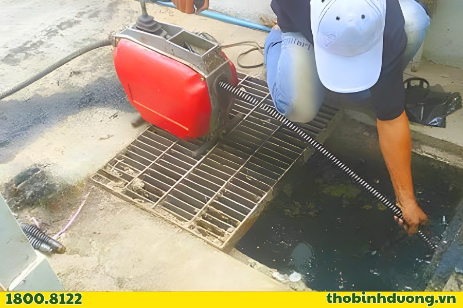 Dịch vụ thông cống nghẹt Bình Thắng tại Thợ Bình Dương