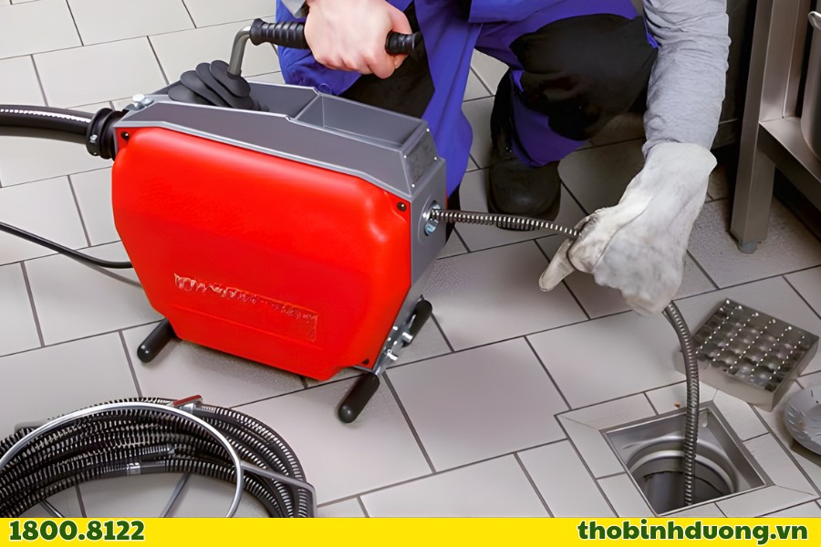 Quy trình thực hiện thông nghẹt tại Bình Thắng, Dĩ An