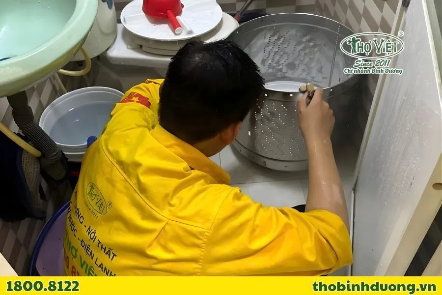 Đơn vị vệ sinh máy giặt Thuận An uy tín