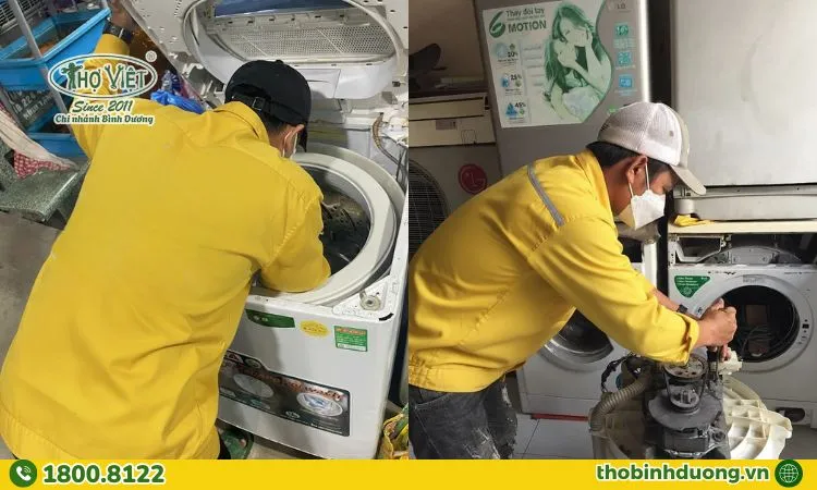 Đơn vị sửa máy giặt chuyên nghiệp tại Bến Cát