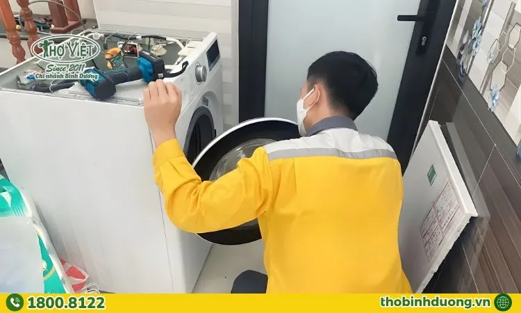 Quy trình sửa máy giặt tại nhà ở Bến Cát