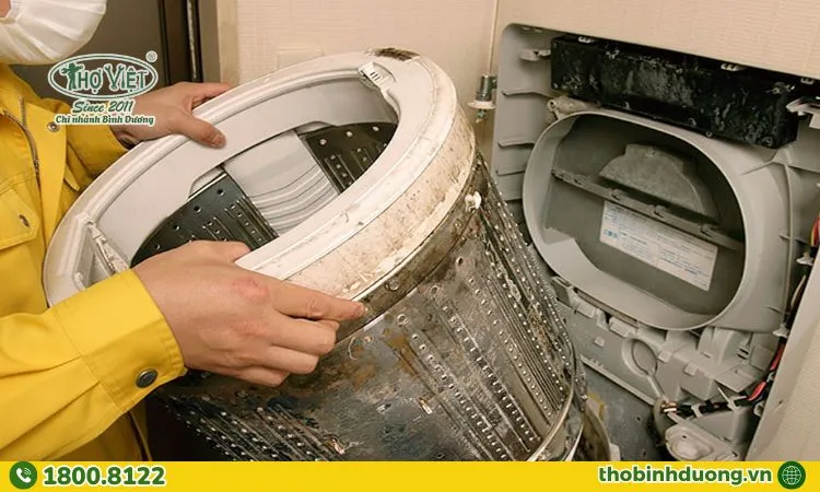 Sự cố máy giặt thường gặp tại Bình Hòa